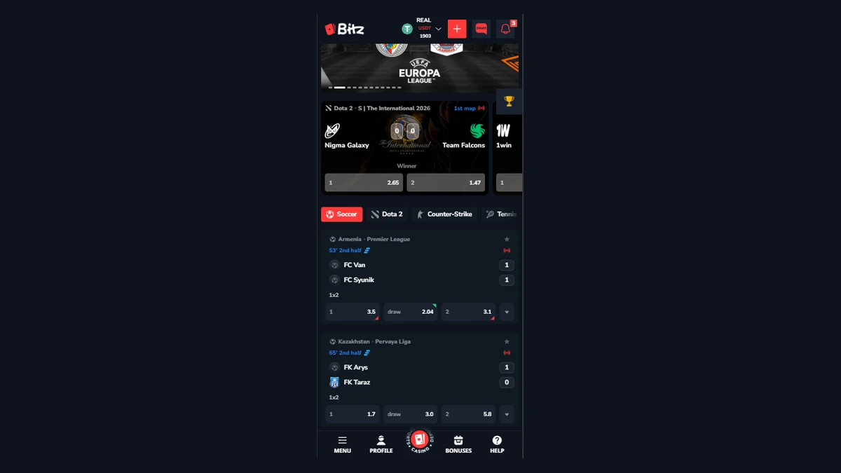 Bitz sporta derības